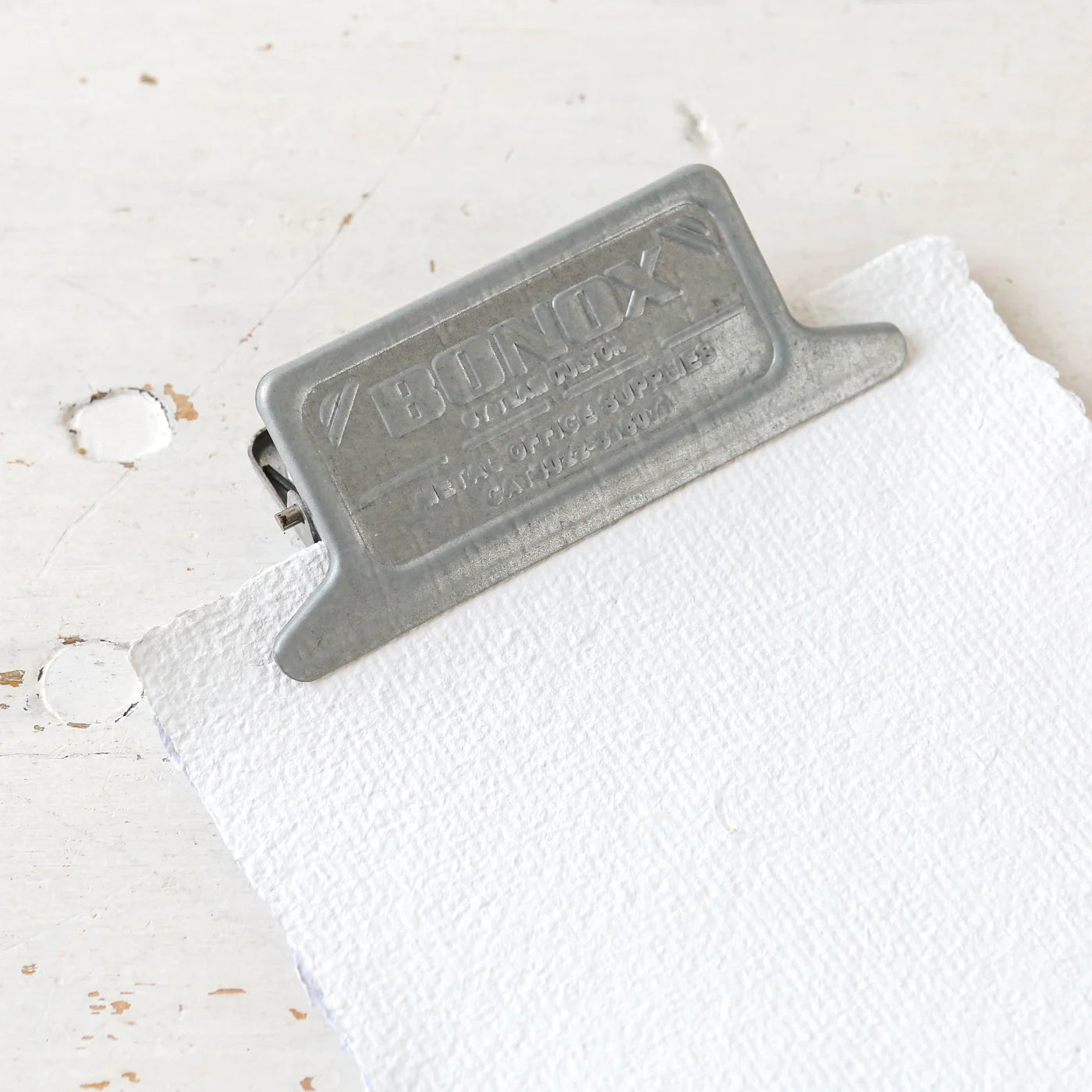 HAMMER TONE GREY METAL CLIP