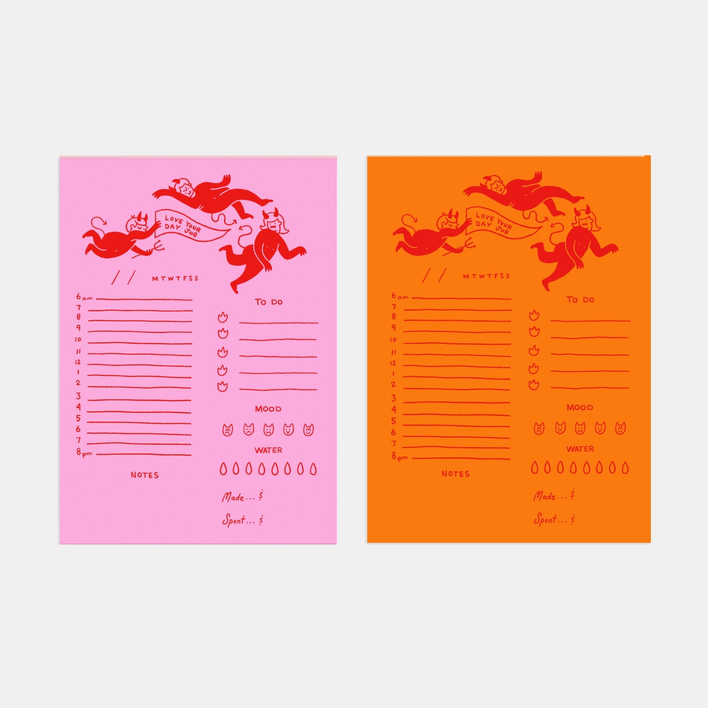 DEVILS DAY PAD // ORANGE