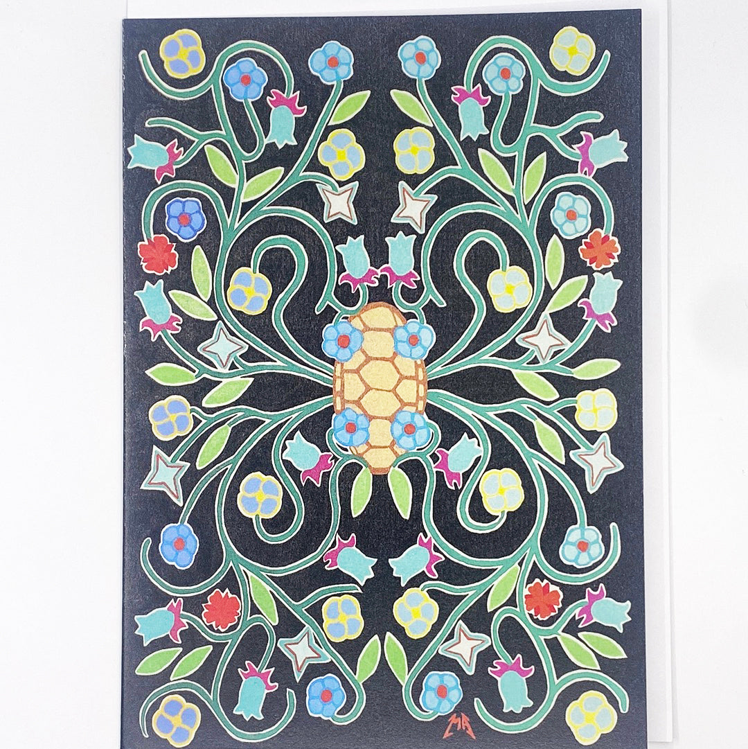 CARD // FLORALS ON TURTLE ISLAND