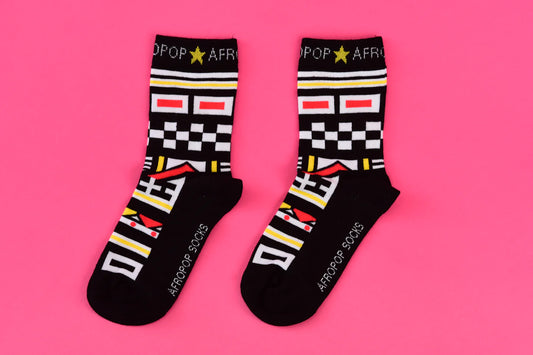 NDEBELE ADULT CREW SOCKS