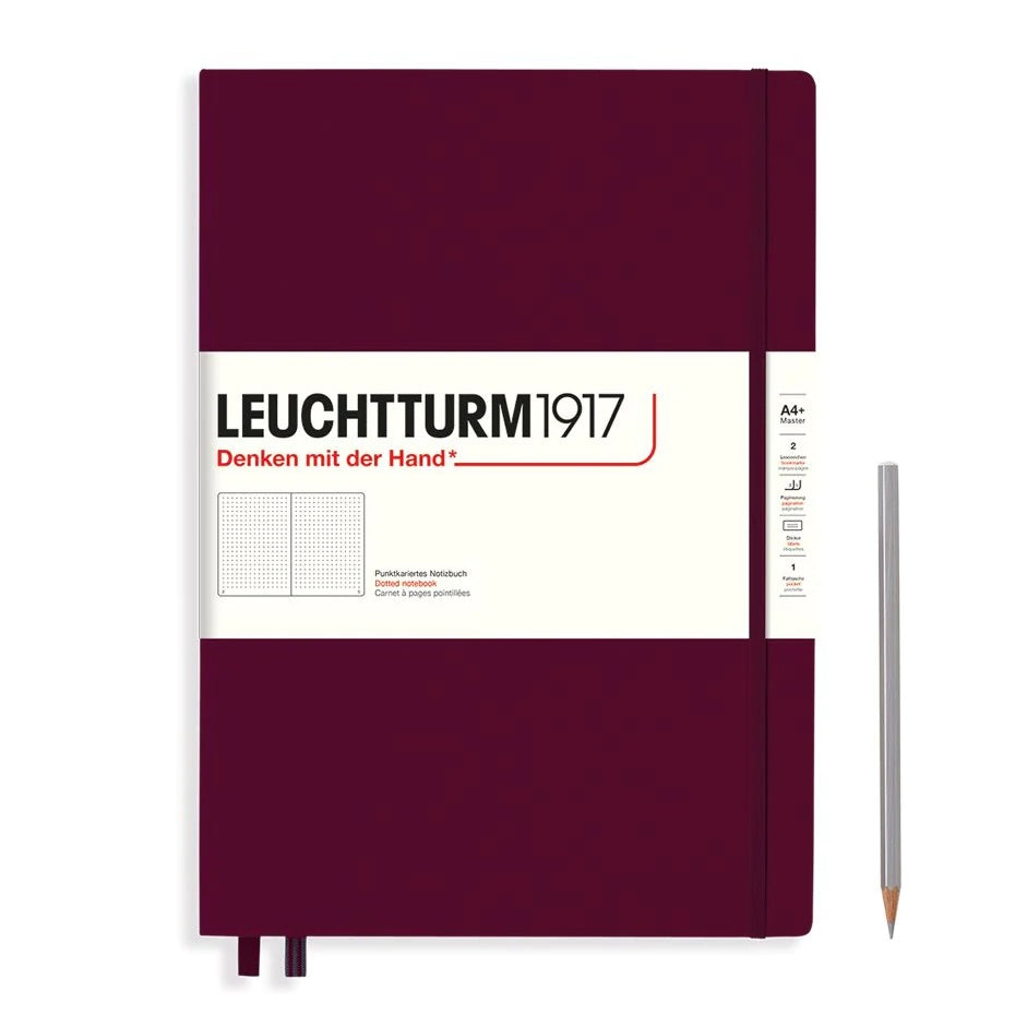MASTER DOTTED NOTEBOOK // PORT RED