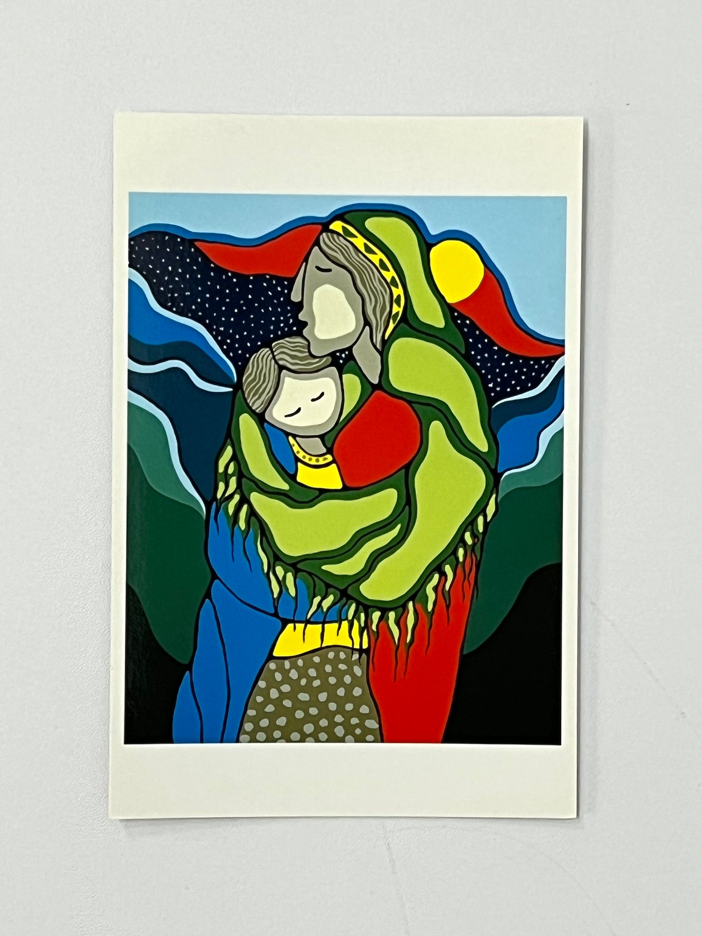 ENFOLDING, 1992, POSTCARD
