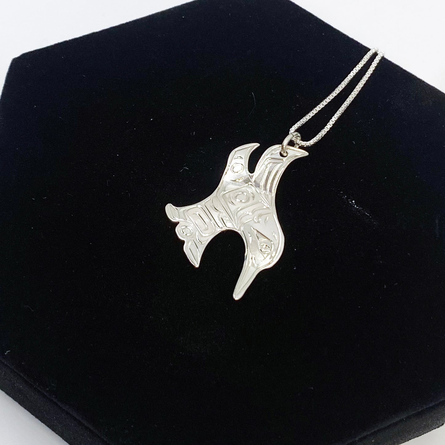 HUMMINGBIRD CUT OUT NECKLACE