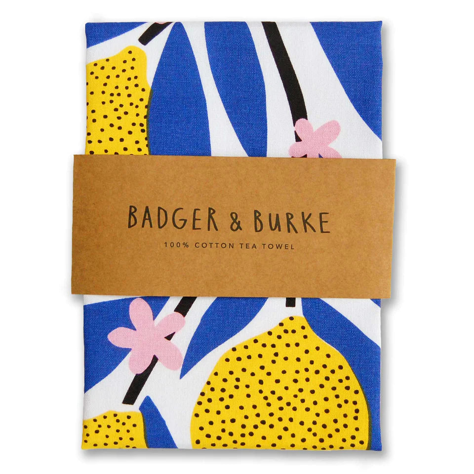 LEMON BRANCH TEA TOWEL