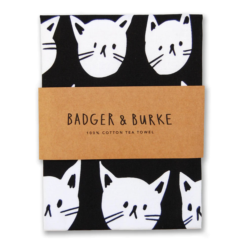 MANY CATS TEA TOWEL