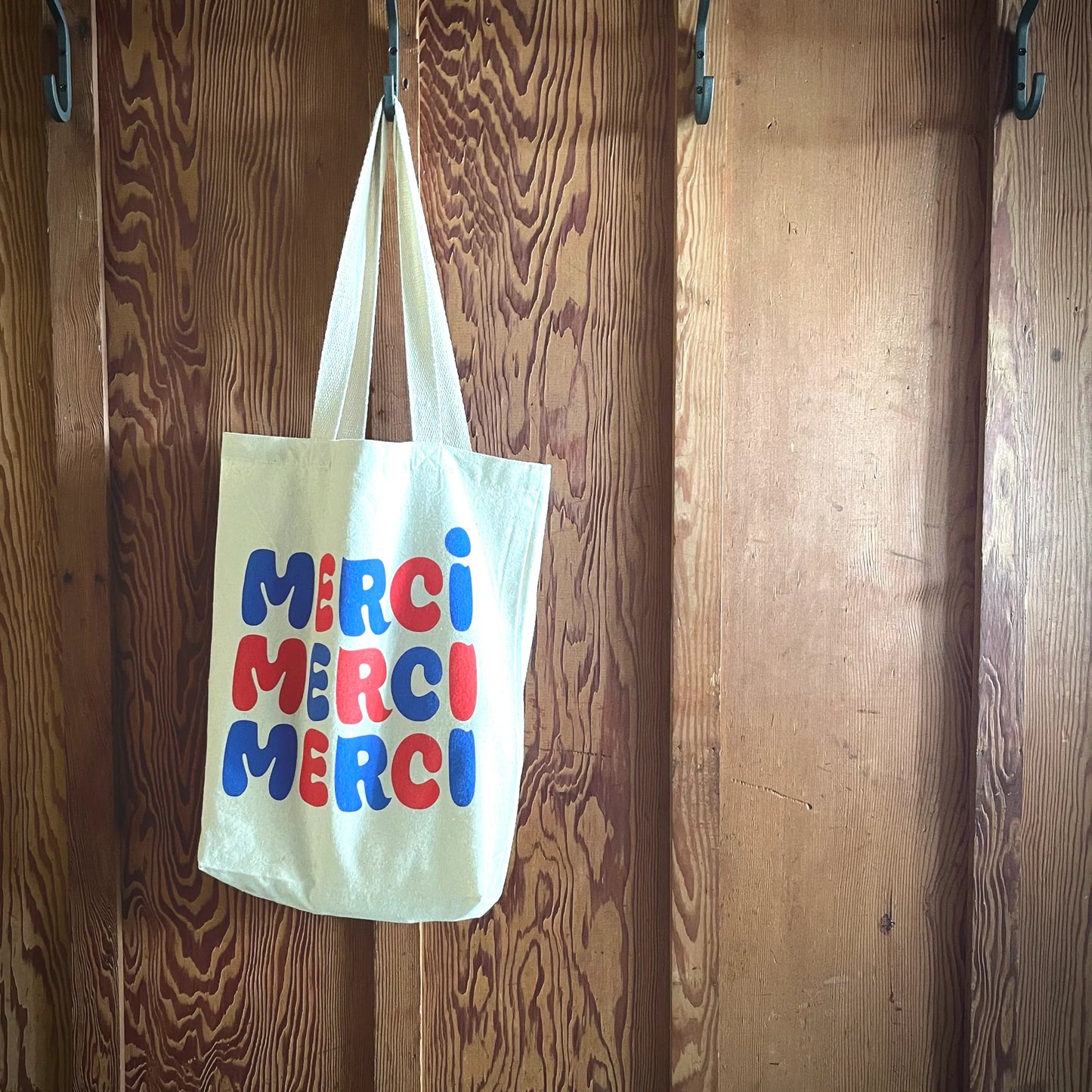 MERCI MERCI MERCI TOTE BAG