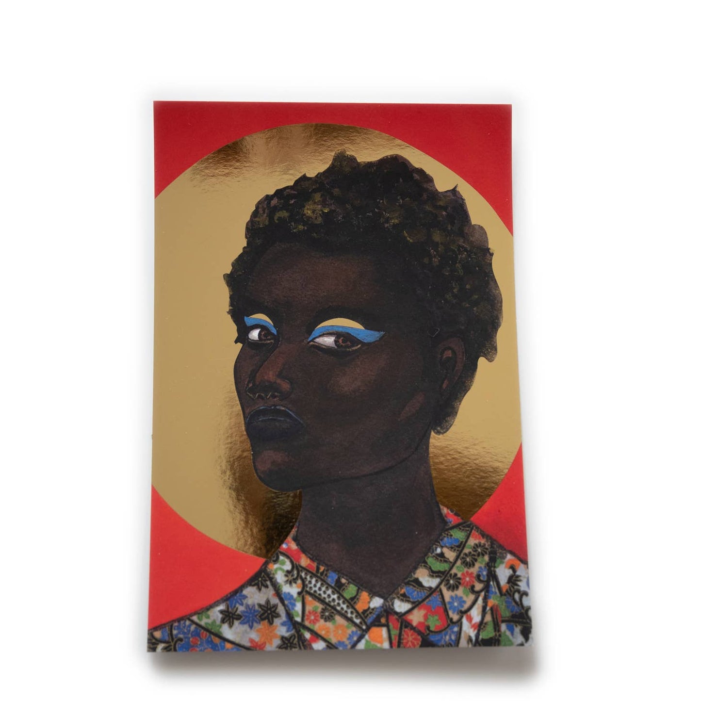 ART CARD // GOLD FOIL PORTRAIT 1