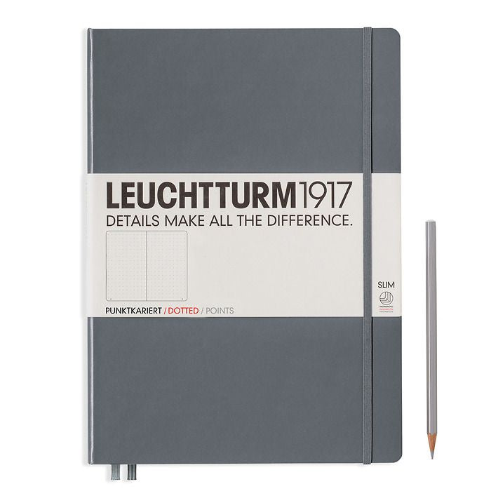 SLIM MASTER DOTTED NOTEBOOK // ANTHRACITE