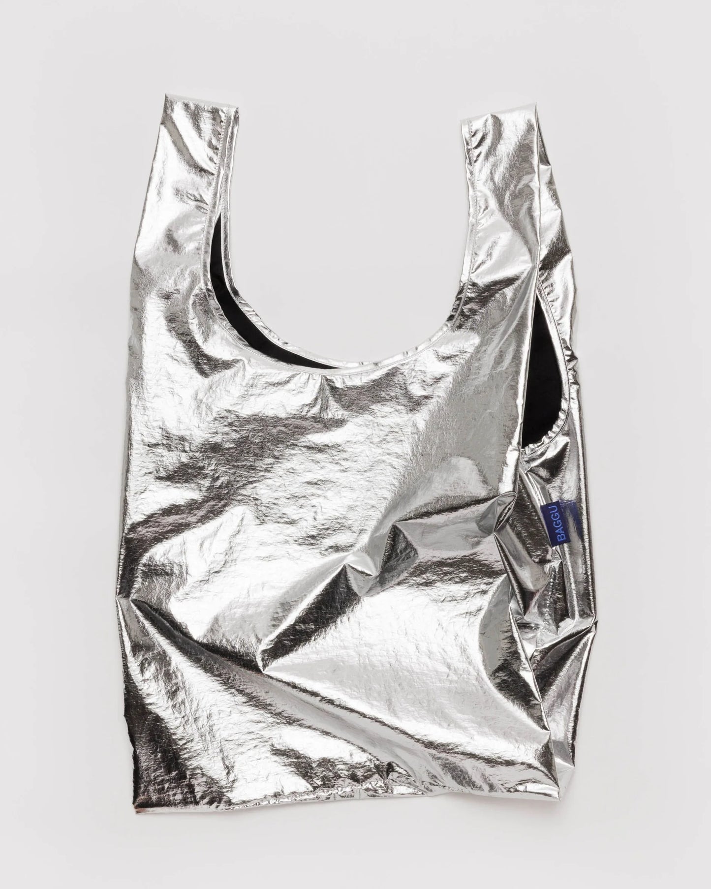 STANDARD BAGGU // Metallic Silver