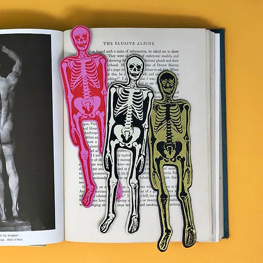SKELETON BOOKMARK // CREAM
