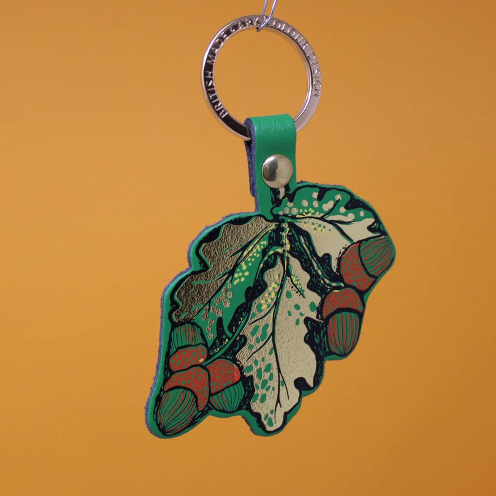 ACORN KEY FOB // GREEN