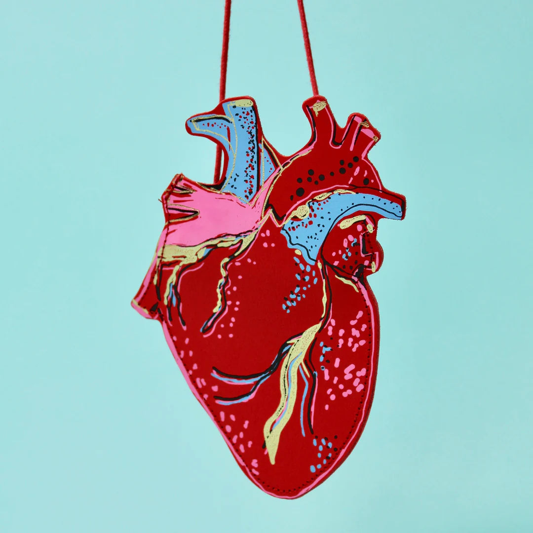 BEATING HEART POCKET COIN PURSE