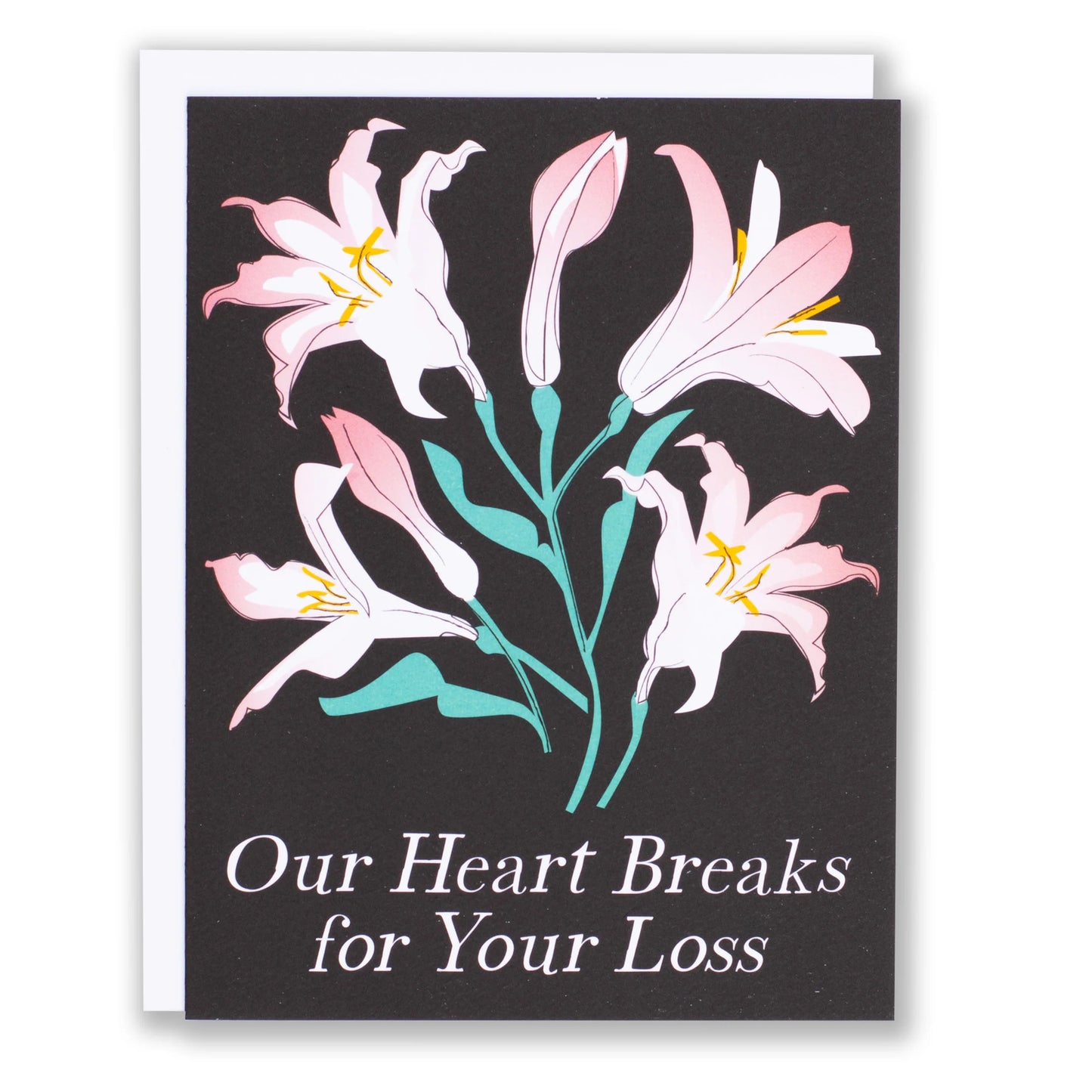 LILIES SYMPATHY // NOTE CARD