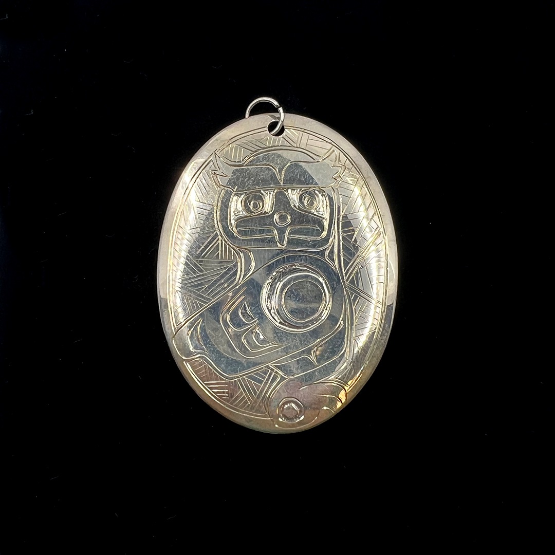 OWL PENDANT OVAL