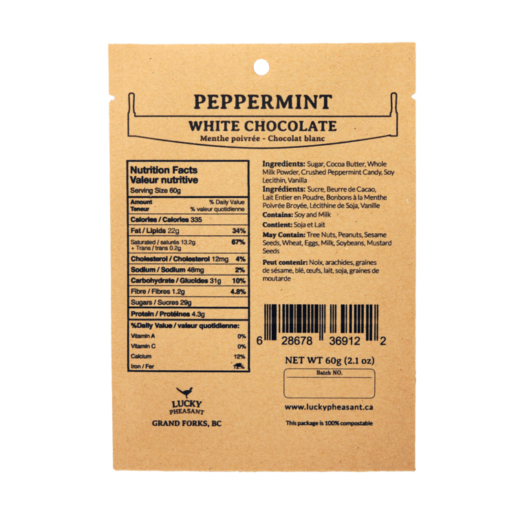 PEPPERMINT - WHITE CHOCOLATE
