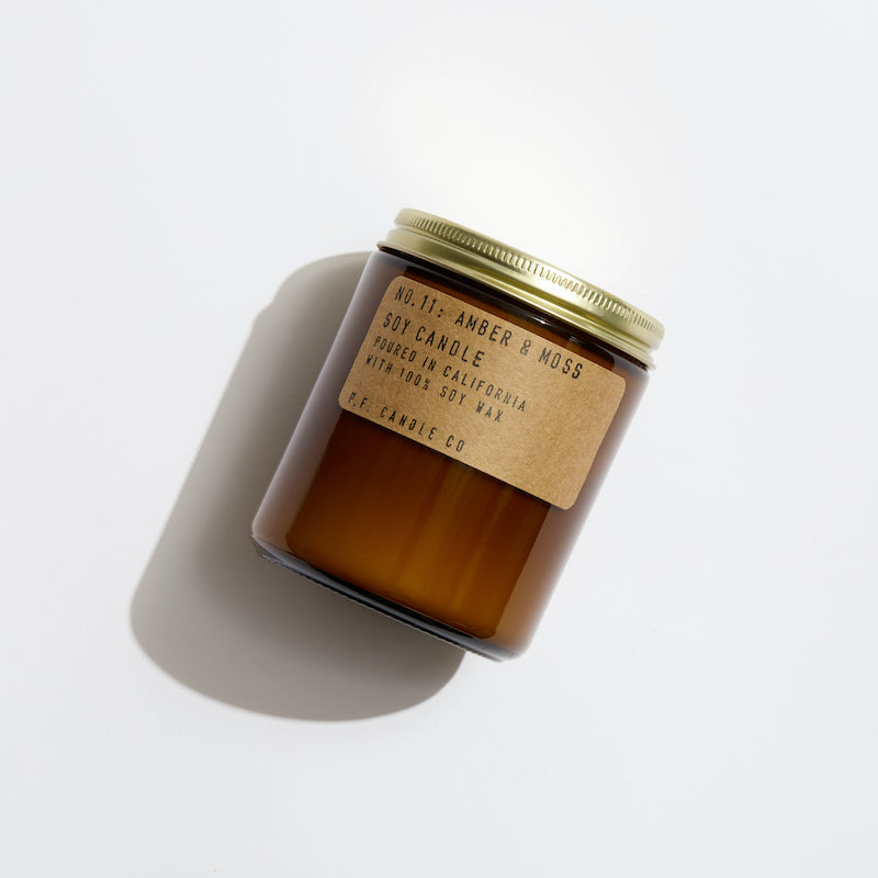 SOY CANDLE // AMBER AND MOSS
