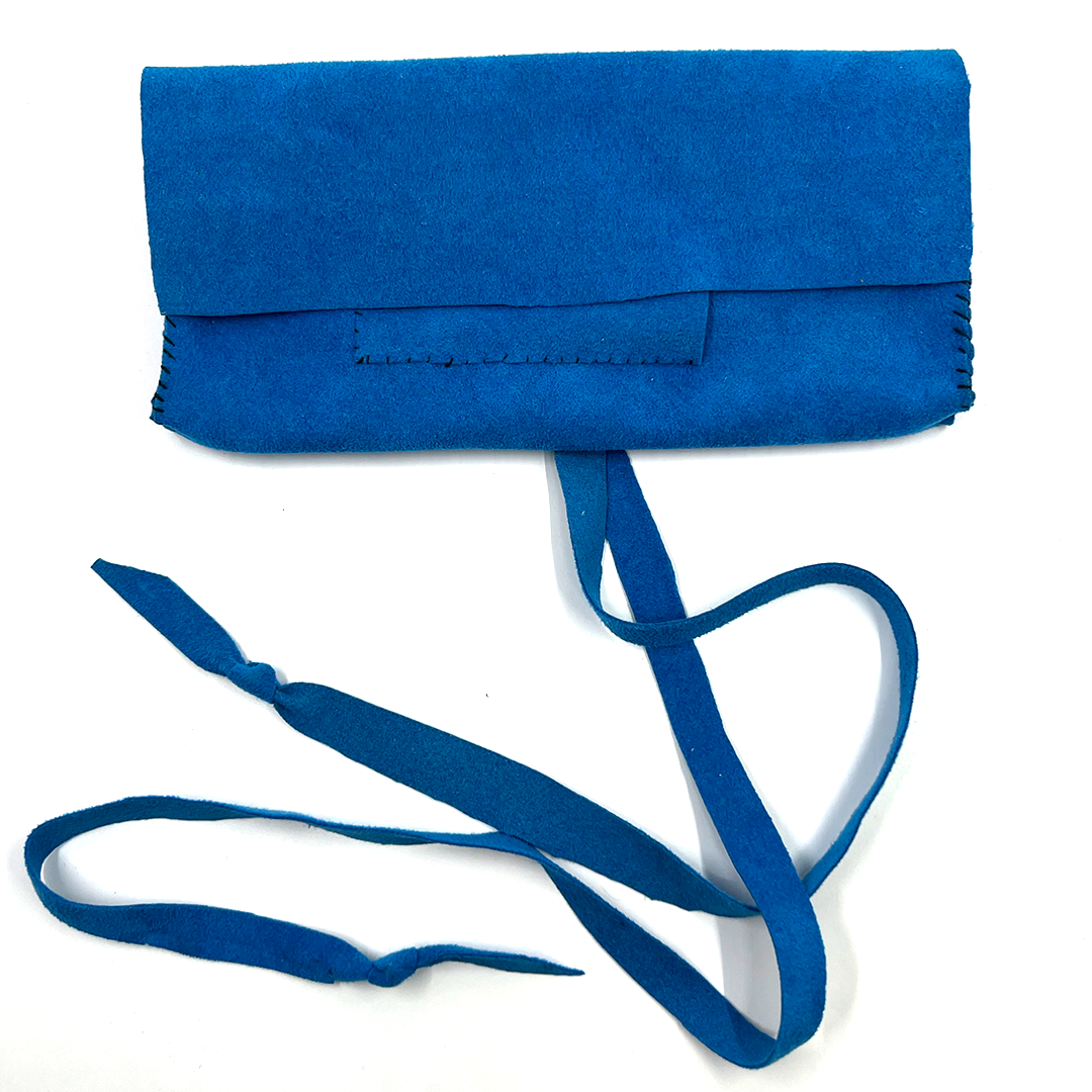 DYED LEATHER CHANGE PURSE