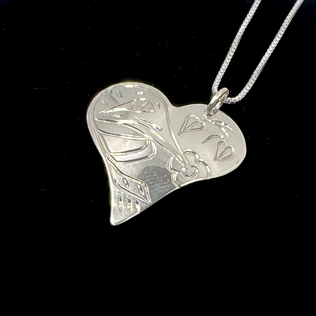 HUMMINGBIRD HEART NECKLACE