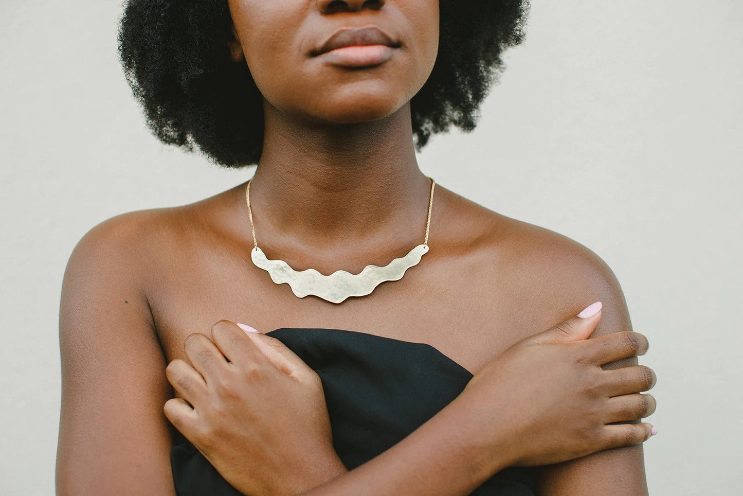WAVE COLLAR // BRASS
