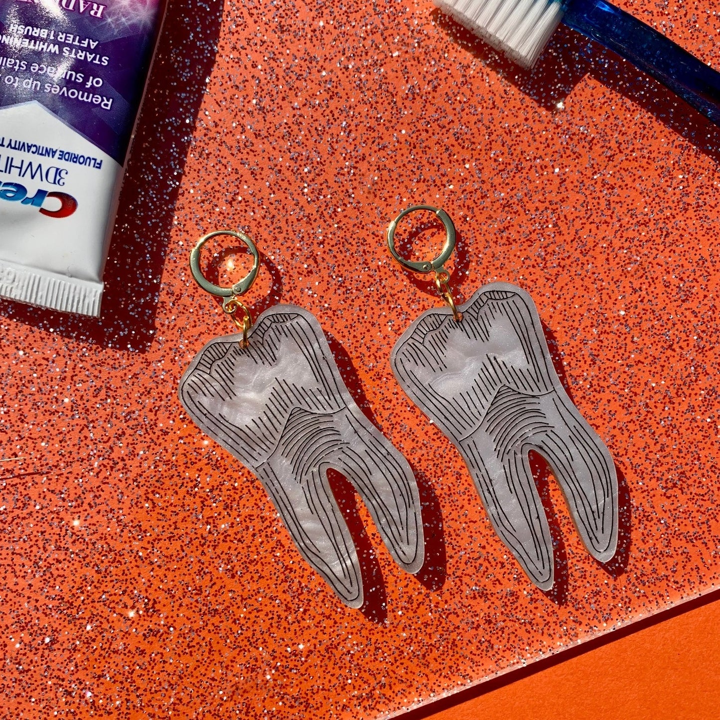 TEETH EARRINGS