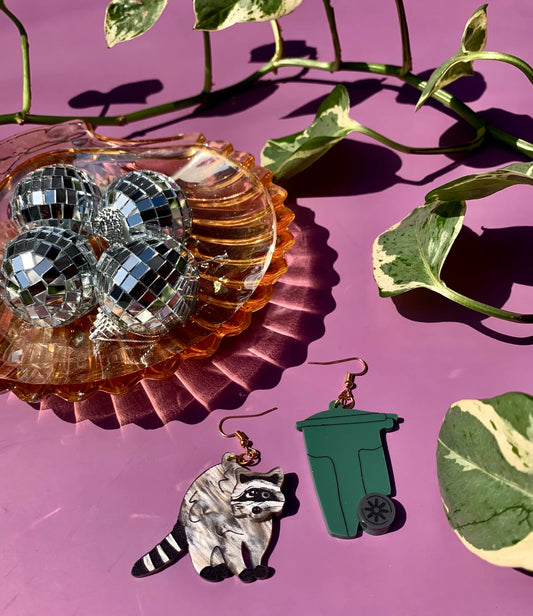 TRASH PANDA EARRINGS