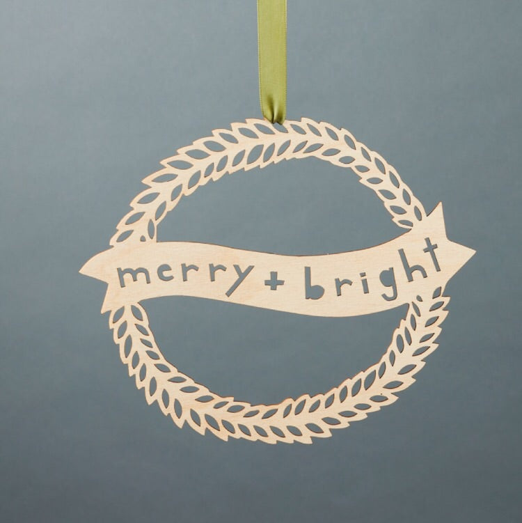WOODEN WREATH