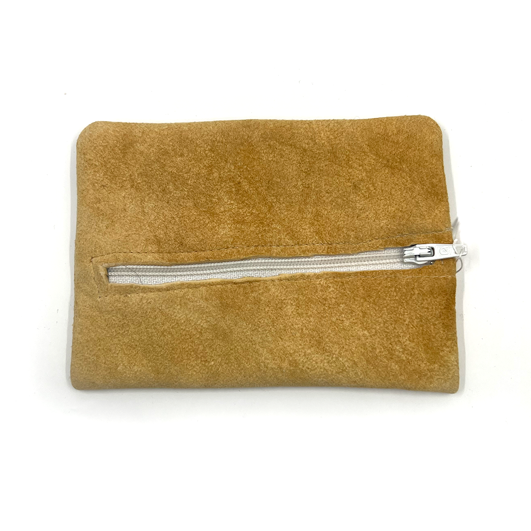 MEDIUM RECTANGULAR PURSE - WHITE ZIPPER