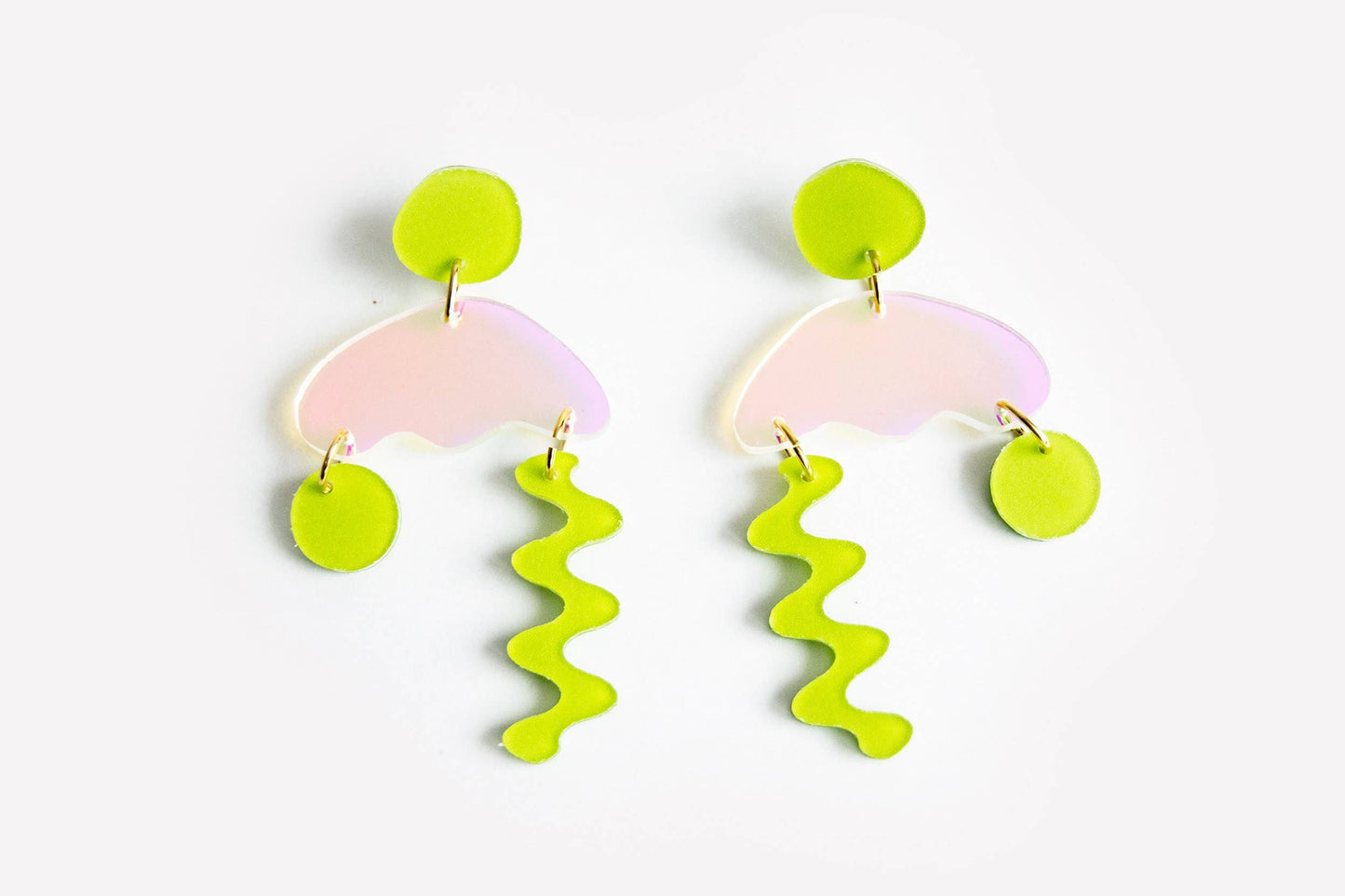 ECORESIN SQUIGGLE STORM EARRINGS