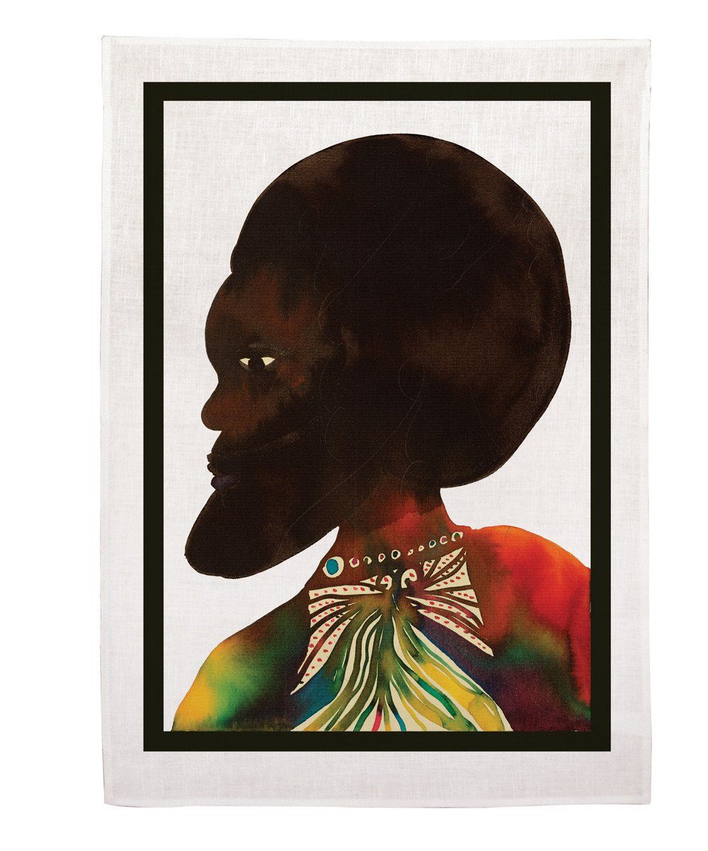 AFROMUSES COUPLE (MAN) TEA TOWEL // CHRIS OFILI