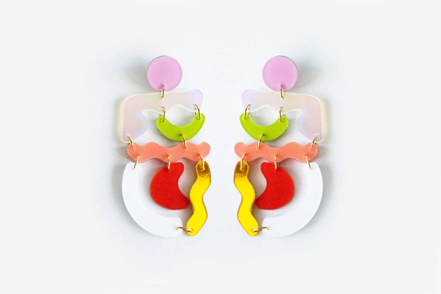 ECORESIN SQUIGGLE MANIA EARRINGS