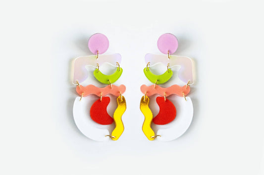 ECORESIN SQUIGGLE MANIA EARRINGS