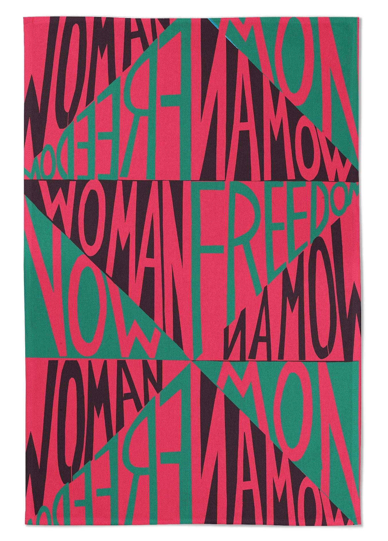 FREEDOM WOMAN NOW TEA TOWEL // FAITH RINGGOLD