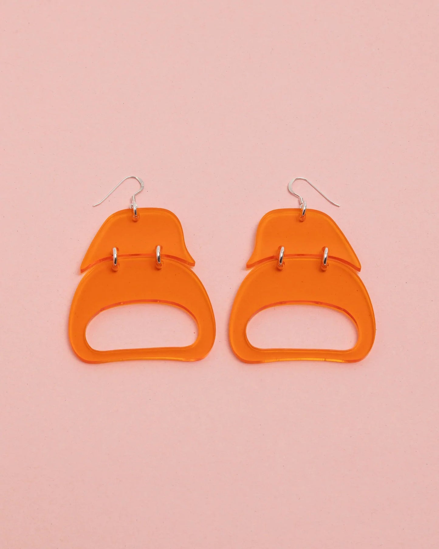 MEDIUM HOLLOW OVOIDS // TRANSPARENT ORANGE