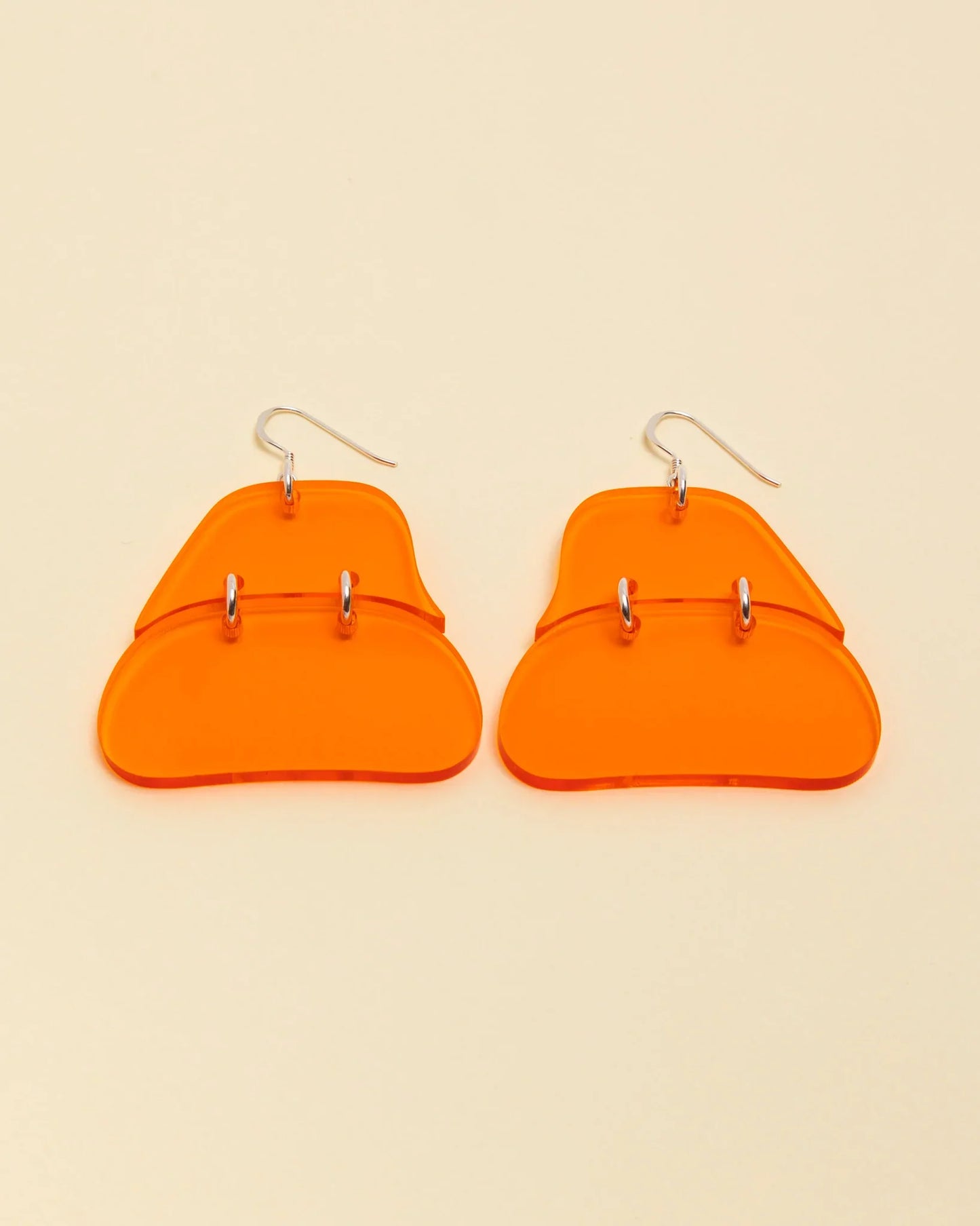 MEDIUM PLANE OVOIDS // TRANSPARENT ORANGE