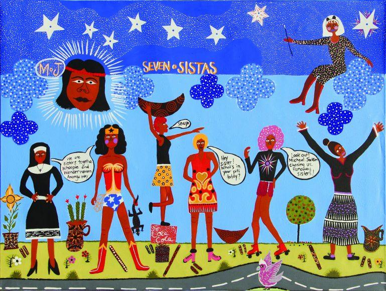 SEVEN SISTAS TEA TOWEL // KAYLENE WHISKEY