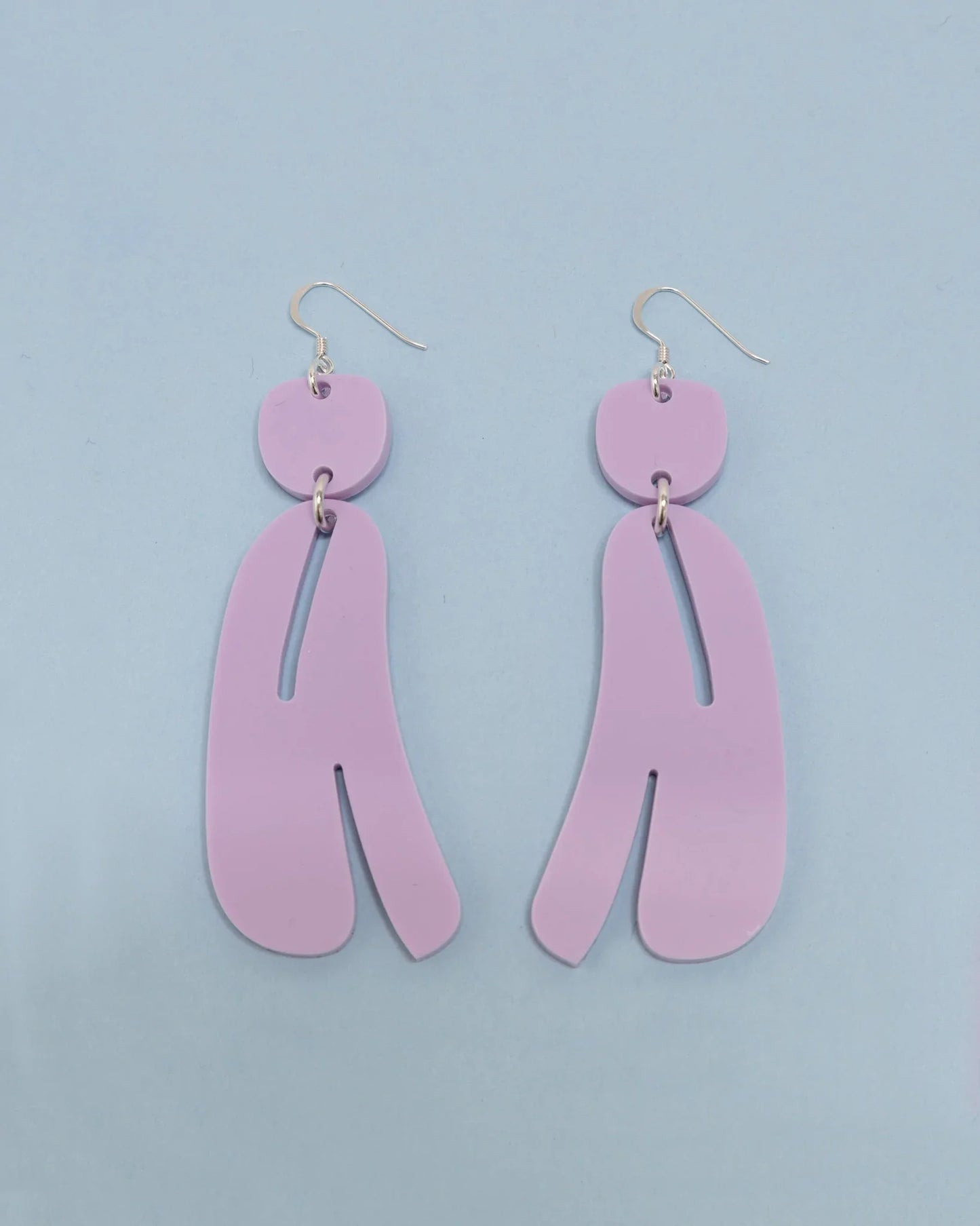 ELONGATED SLASHED OVOIDS // LILAC