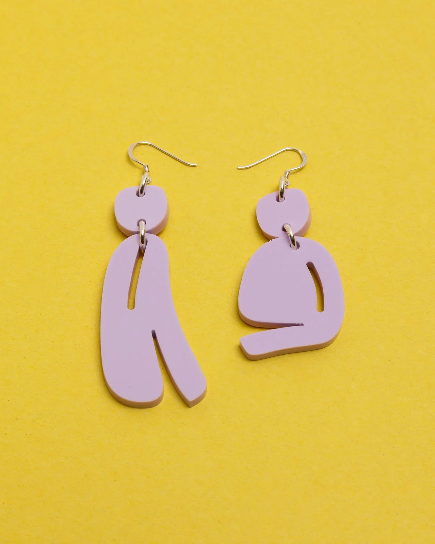 MEDIUM SLASHED OVOIDS MIXED // LILAC