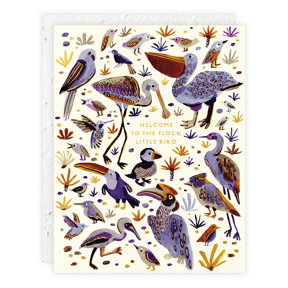 LITTLE BIRD BABY CARD