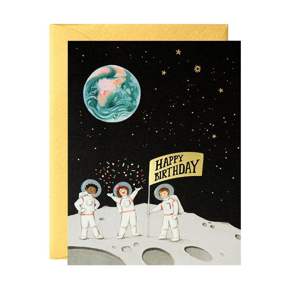 ASTRONAUTS BIRTHDAY CARD