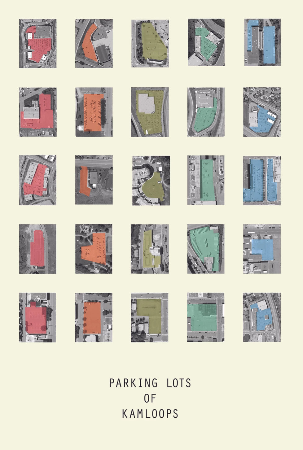 PARKING LOTS OF KAMLOOPS // 24” x 36”