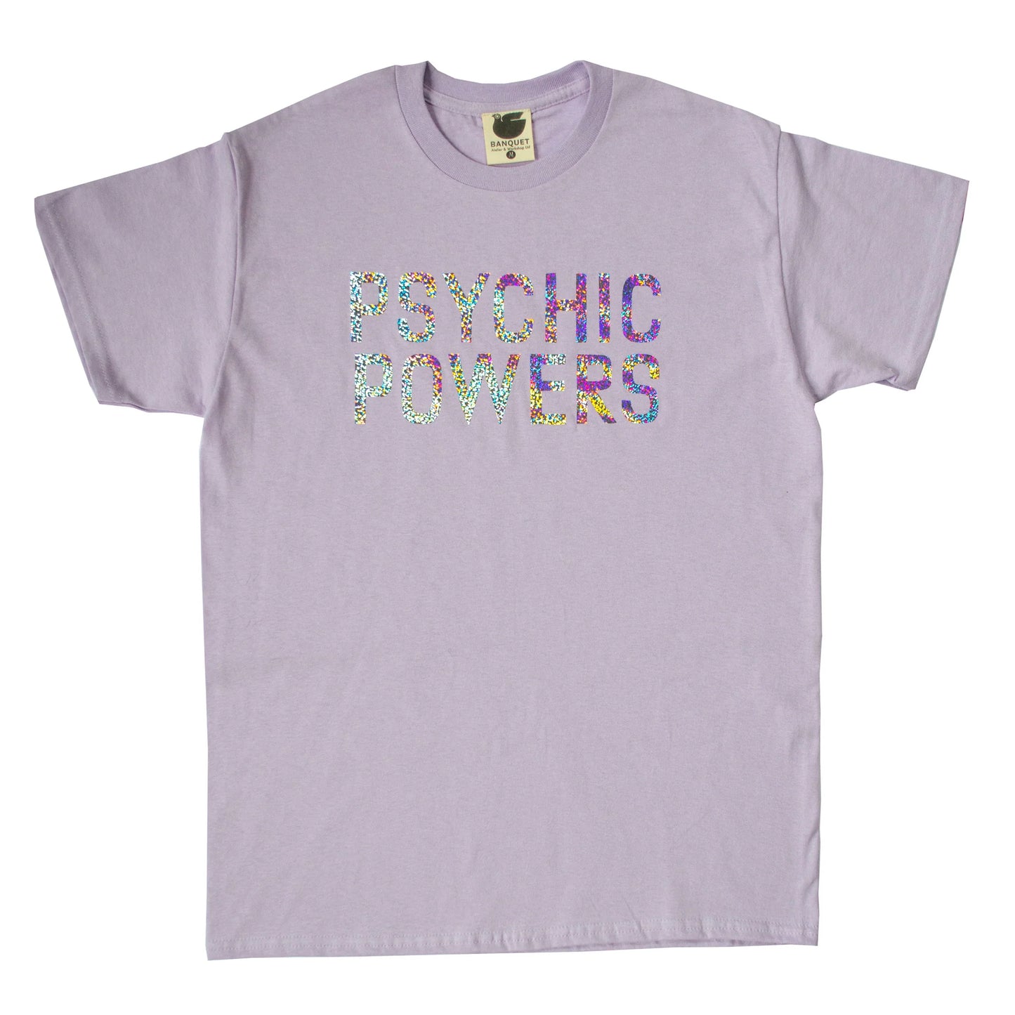 GLITTER FOIL PSYCHIC POWERS T-SHIRTS