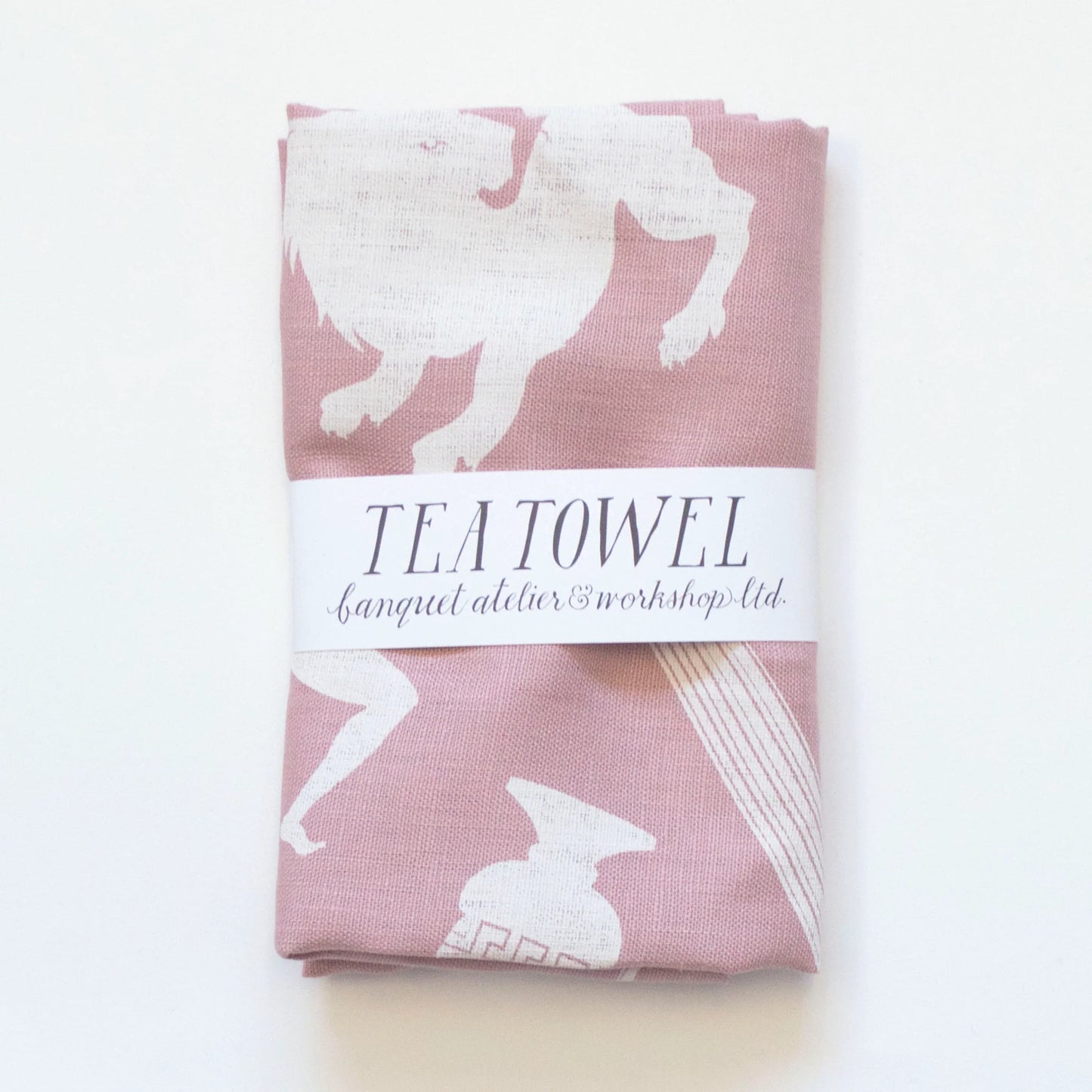 SCREEN PRINTED ANCIENTS TEA TOWEL
