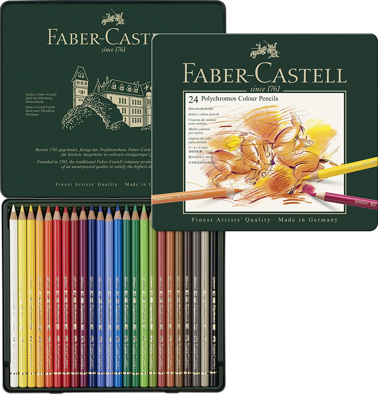 POLYCHROMOS COLOUR PENCIL SETS