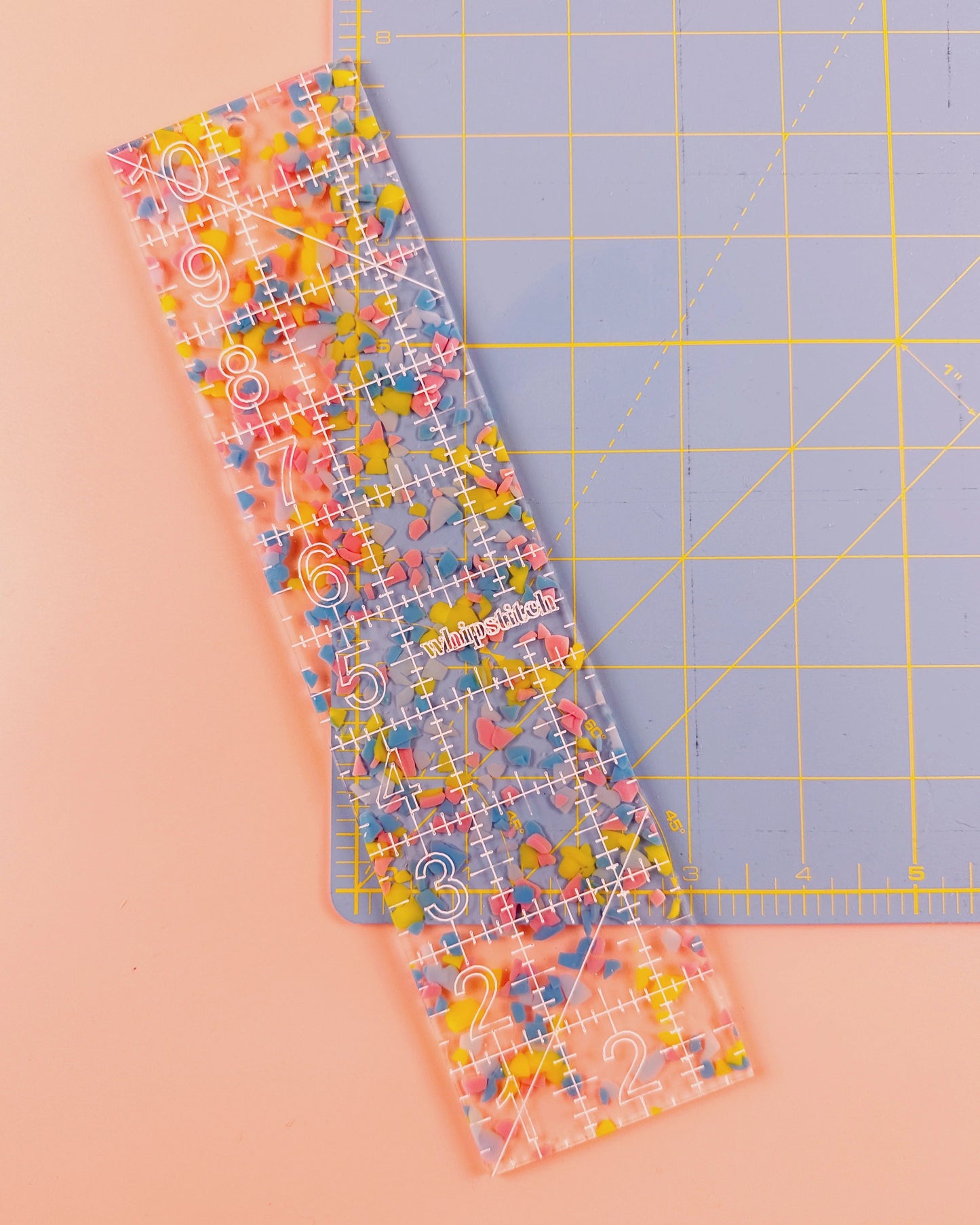 2.5 IN X 10 IN // CONFETTI QUILTING RULER