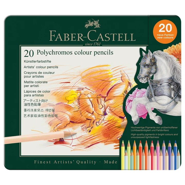NEW COLOURS - POLYCHROMOS COLOUR PENCILS SET
