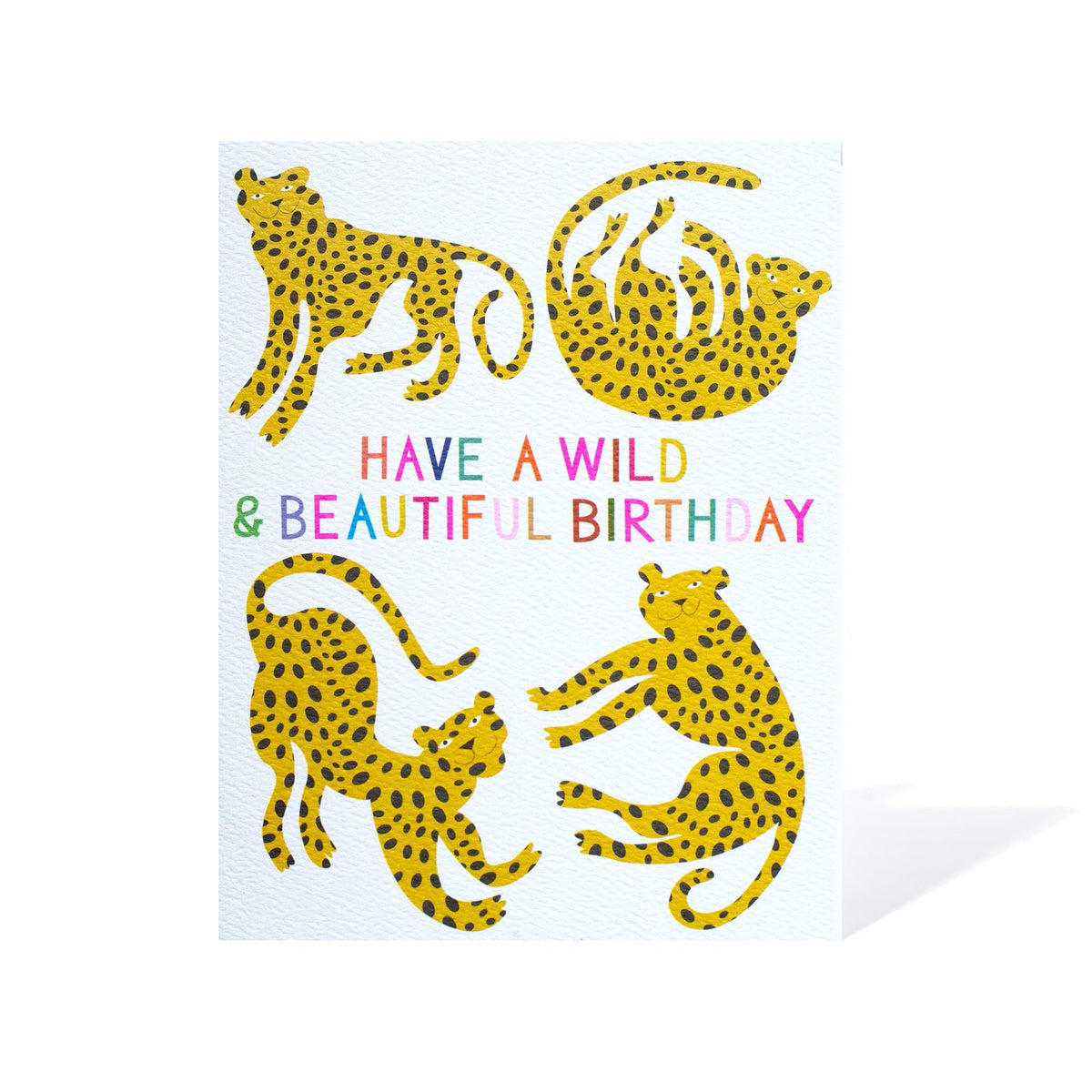 WILD CHEETAH BIRTHDAY // NOTE CARD