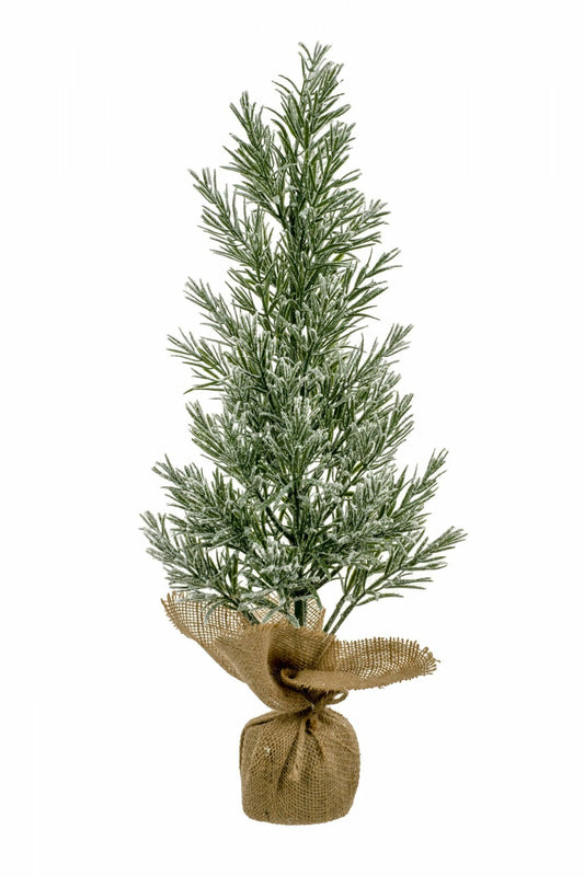 DARK GREEN FROSTED CONCOLOUR FIR FAUX TREE