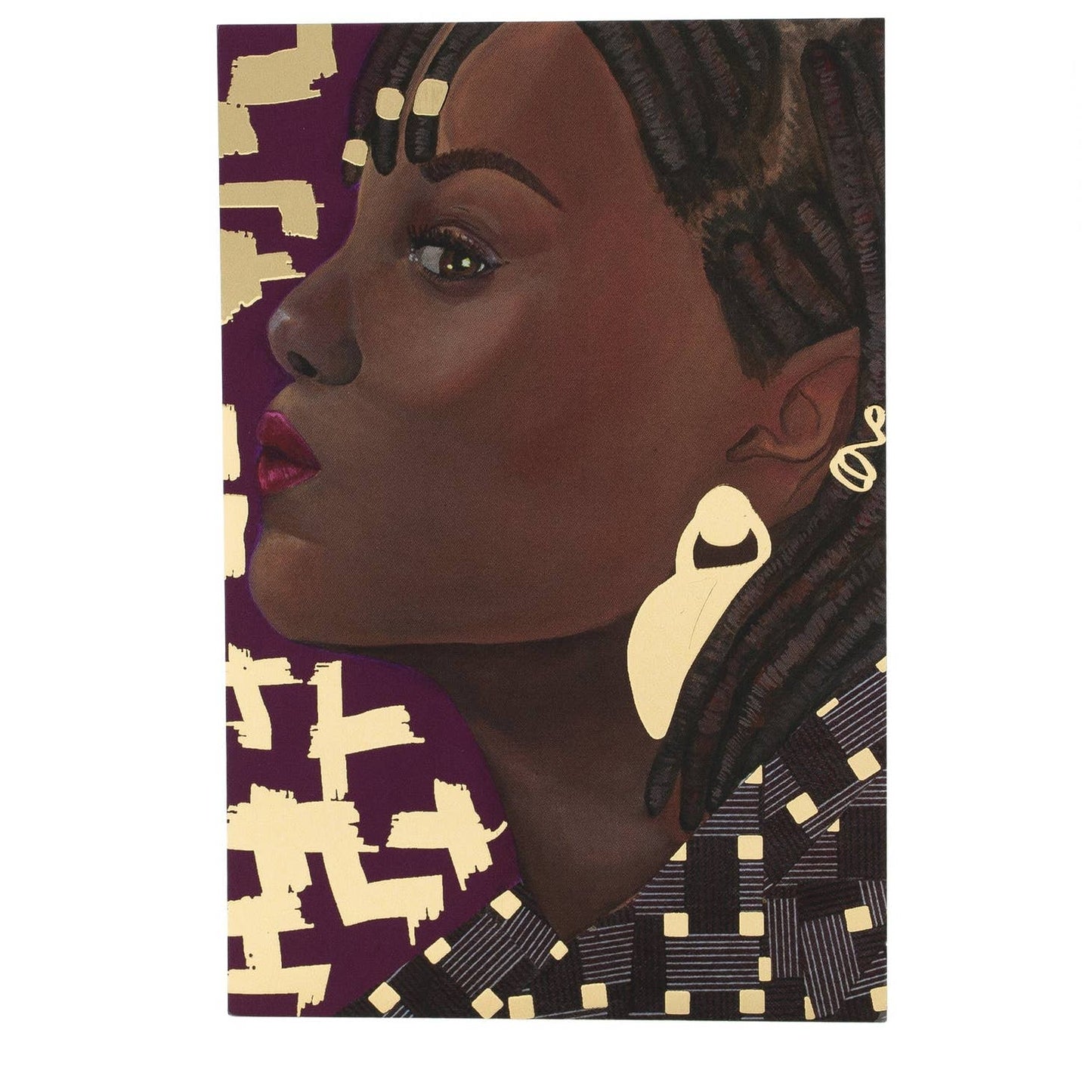 ART CARD // GOLD FOIL PORTRAIT 7