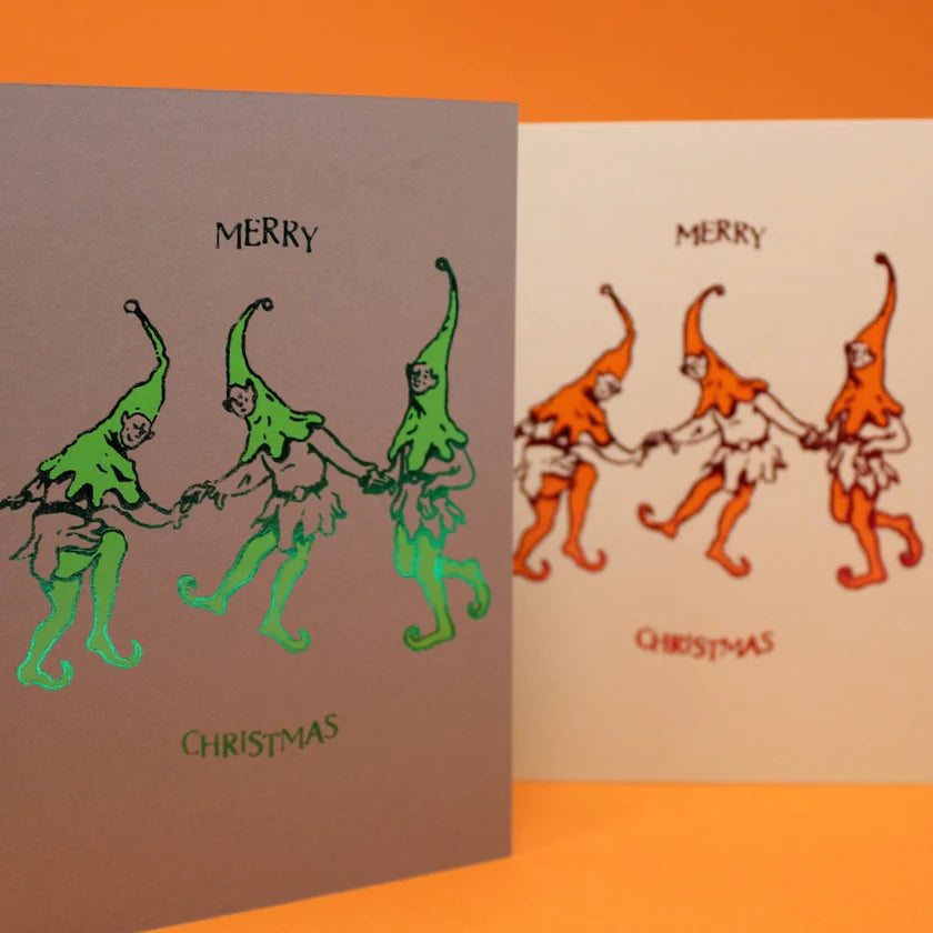 CHRISTMAS ELVES GREETINGS CARD