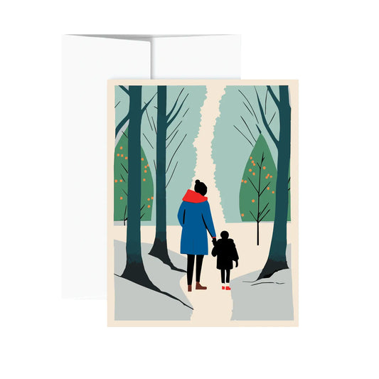 WINTER WALK 2 // GREETING CARD